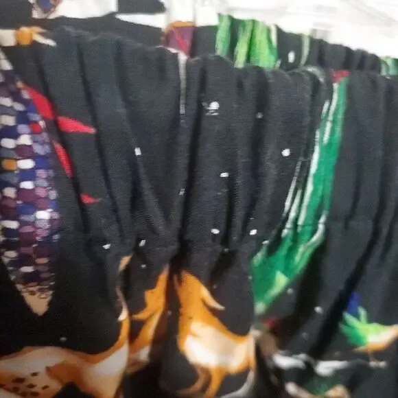 Ruffles Vintage Wolf Pack Print Womens Long Skirt S/M - Picture 7 of 9